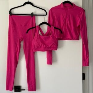 Vibrant Pink Activewear Set NWOT
